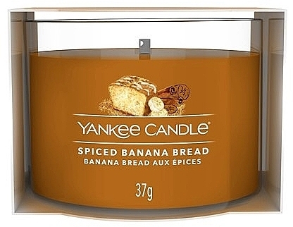 Ароматична свічка у склянці, міні - Yankee Candle Spiced Banana Bread Mini — фото N1