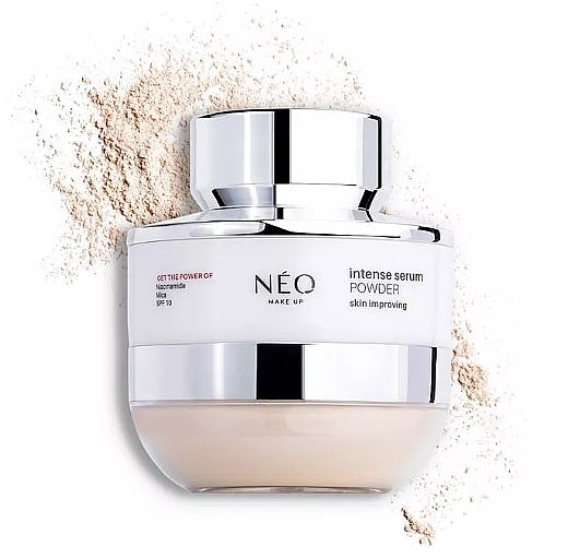 Минеральная рассыпчатая пудра для лица - NEO Make Up Intense Serum Powder Skin Improving — фото N3