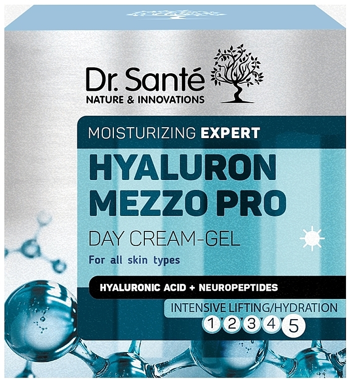 Дневной крем-гель для лица - Dr. Sante Hyaluron Mezzo Pro Cream — фото N2