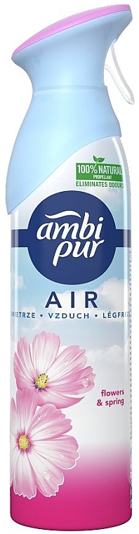 Освежитель воздуха "Цветы и весна" - Ambi Pur Flowers And Spring Air Freshener Spray — фото N1