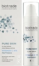 Сироватка з вітаміном С 15% і пептидами для сяйва шкіри - Biotrade Pure Skin — фото N2