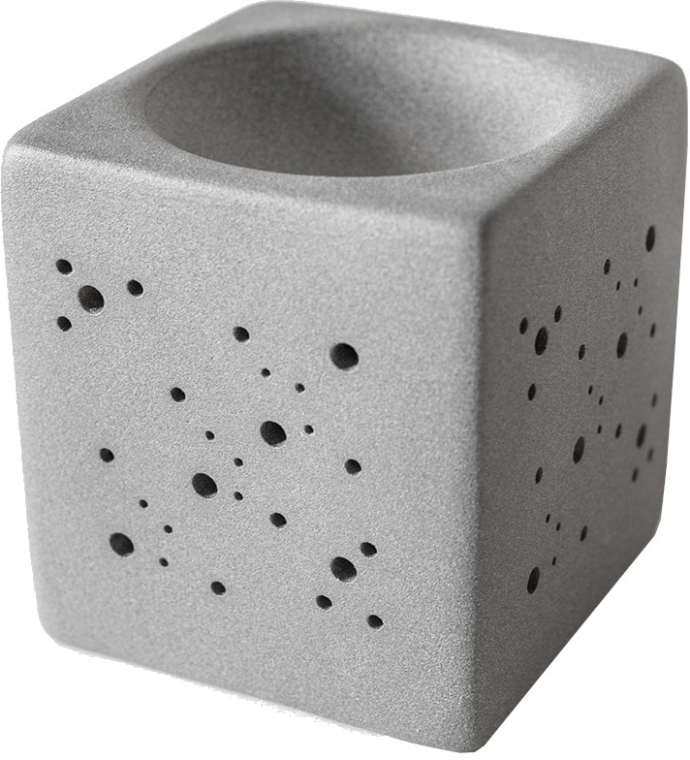 Аромалампа квадратная, серая - Flagolie By Paese Cube Fireplace Grey