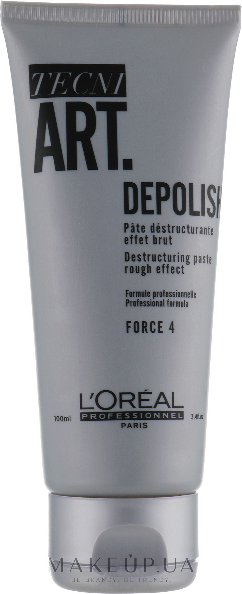 Крем-паста для укладки волос сильной фиксации - L’Oréal Professionnel Tecni.art Depolish Force 4 — фото 100ml