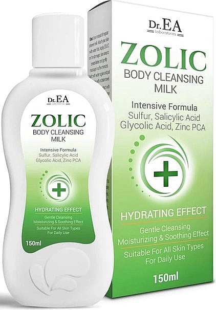 Очищувальне молочко для тіла - Dr.EA Zolic Body Cleansing Milk — фото N1