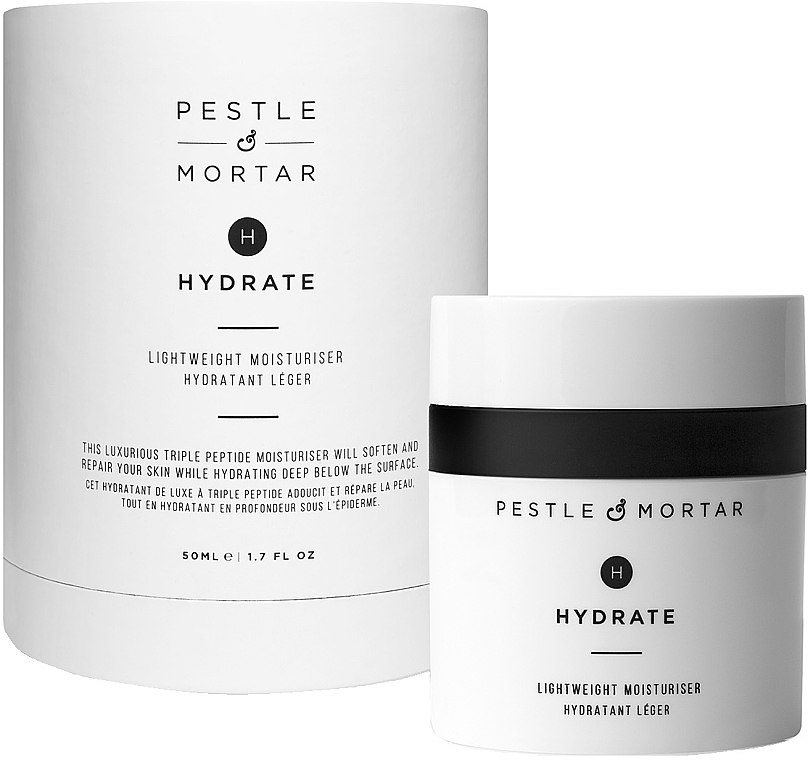Зволожувальний крем для обличчя - Pestle & Mortar Hydrate Lightweight Moisturiser — фото N1
