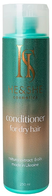 Кондиціонер для сухого волосся - He&She Cosmetics Conditioner For Dry Hair — фото N1