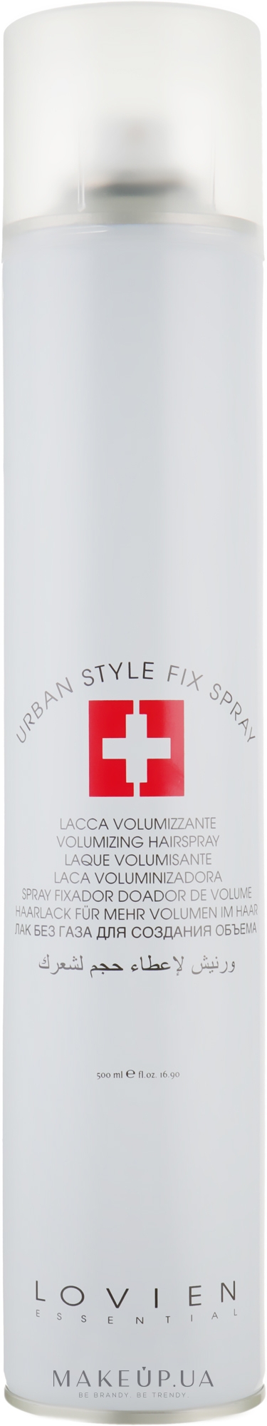Лак сильной фиксации - Lovien Essential Styling Urban Style Fix Finish Spray — фото 500ml