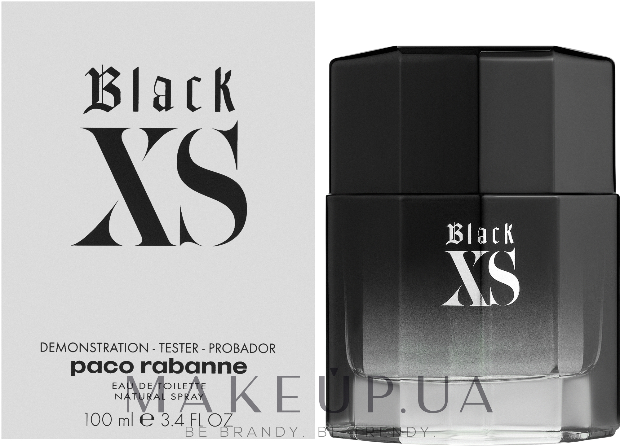 Paco Rabanne Black XS 2018 - Туалетная вода (тестер с крышечкой) — фото 100ml