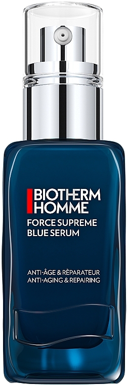 Антивікова сироватка для чоловіків - Biotherm Homme Force Supreme Blue Serum — фото N1