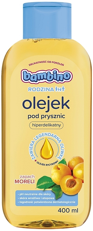 Олія для душу з ароматом абрикоса - NIVEA Bambino Family Shower Oil