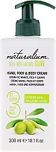 Крем для рук, ног и тела с оливковым маслом - Naturalium Hand, Foot & Body Cream — фото N3