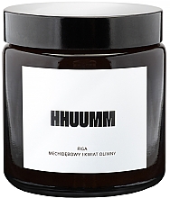 Парфумерія, косметика Натуральна соєва свічка з ароматом інжиру, дубового моху, квітки оливи - Hhuumm