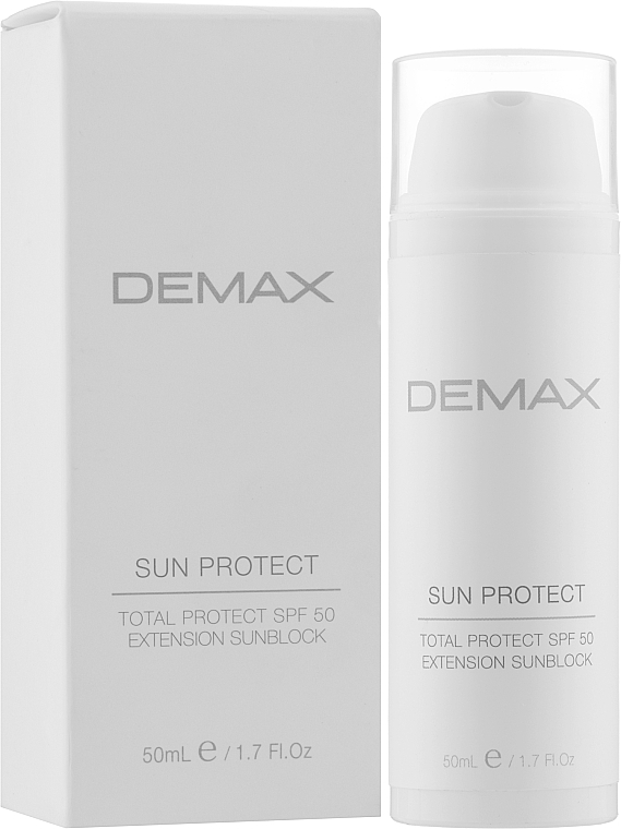 Крем-флюїд для обличчя - Demax Sun Protect Total Protect Extension Sunblock SPF 50 — фото N2