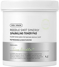 Розгладжувальні подушечки для обличчя - VT Cosmetics Reedle Shot Synergy Sparkling Toner Pad — фото N3