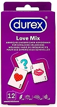 Парфумерія, косметика Презервативи, мікс, 12 шт. - Durex Love Mix Condoms