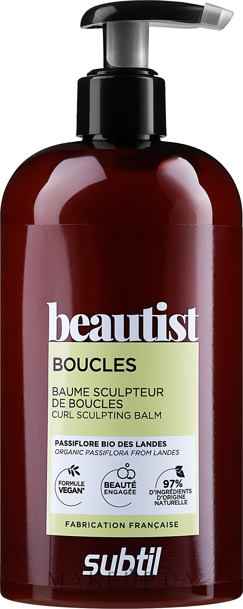 Бальзам для кучерявого волосся для моделювання локонів - Laboratoire Ducastel Subtil Beautist Curly Balm — фото 500ml