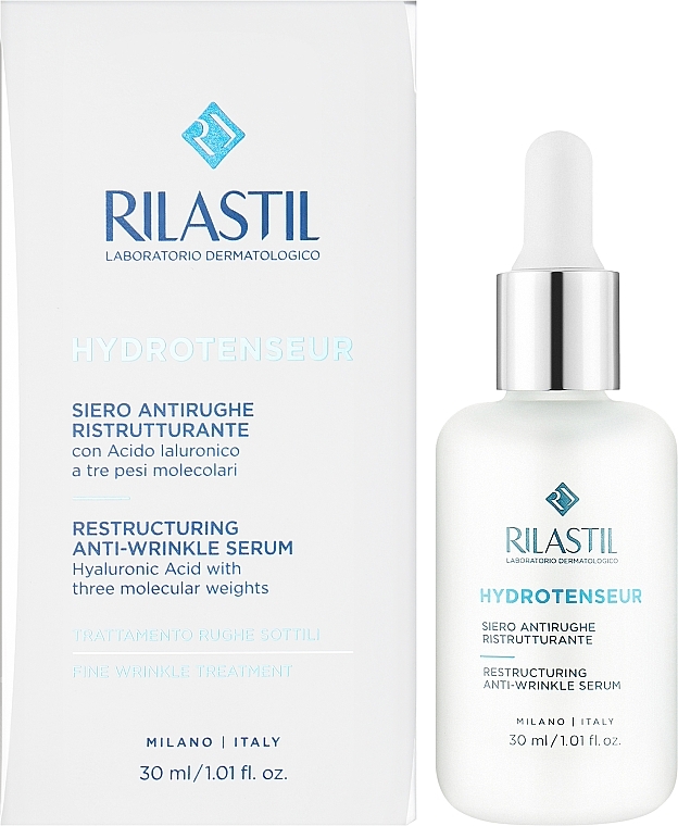 Сыворотка для лица - Rilastil Hydrotenseur Restructuring Anti-wrinkle Serum — фото N2