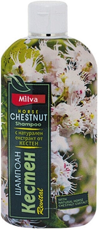 Шампунь із натуральним екстрактом кінського каштана - Milva Natural Horse Chestnut Extract Shampoo — фото N1
