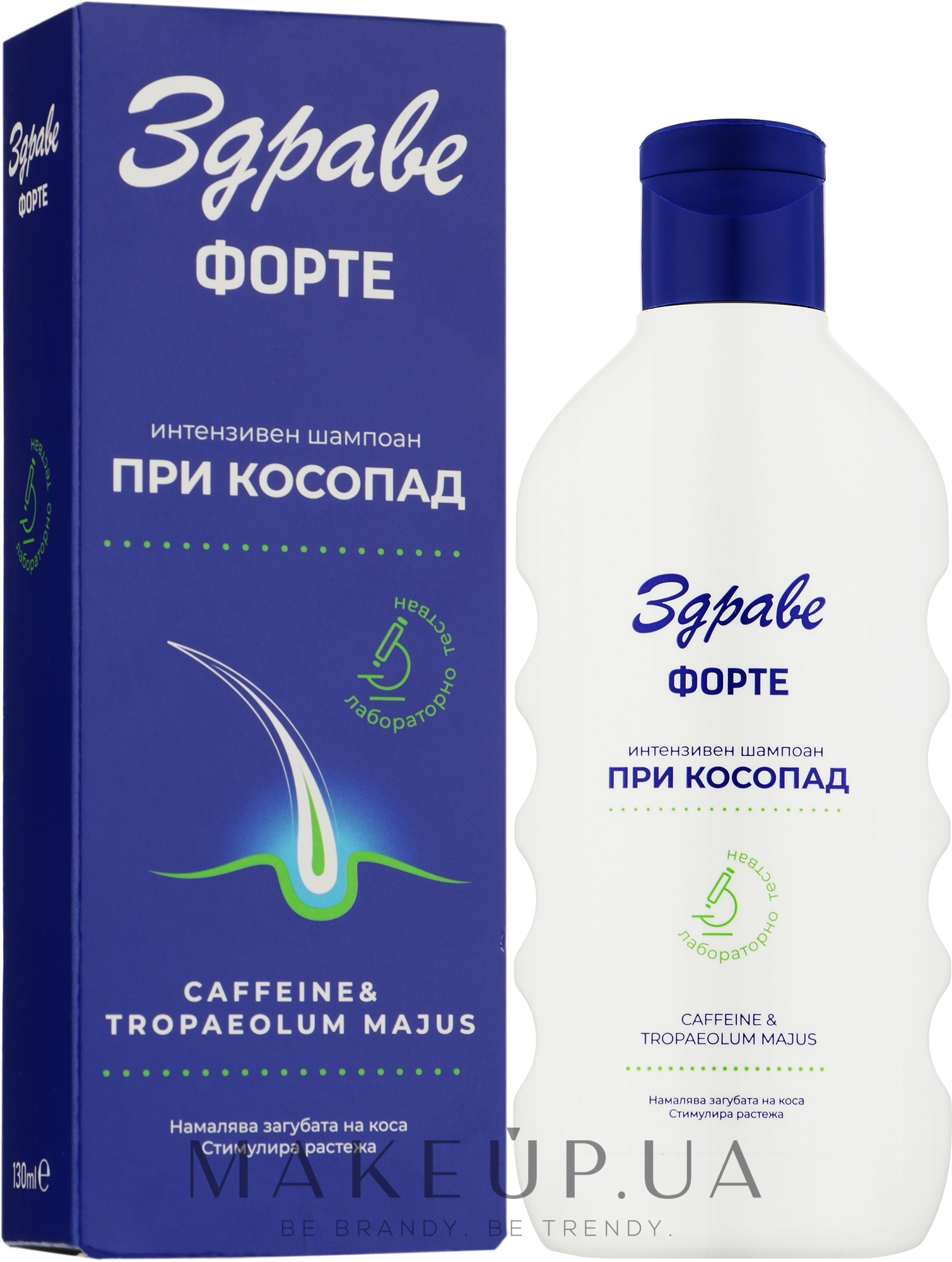 Шампунь от выпадения волос - Zdrave Forte Shampoo — фото 130ml