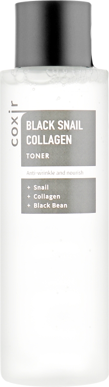Антивіковий тонер-есенція для обличчя - Coxir Black Snail Collagen Toner — фото N2
