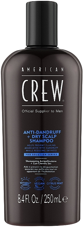 Шампунь проти лупи - American Crew Anti-Dandruff + Dry Scalp Shampoo