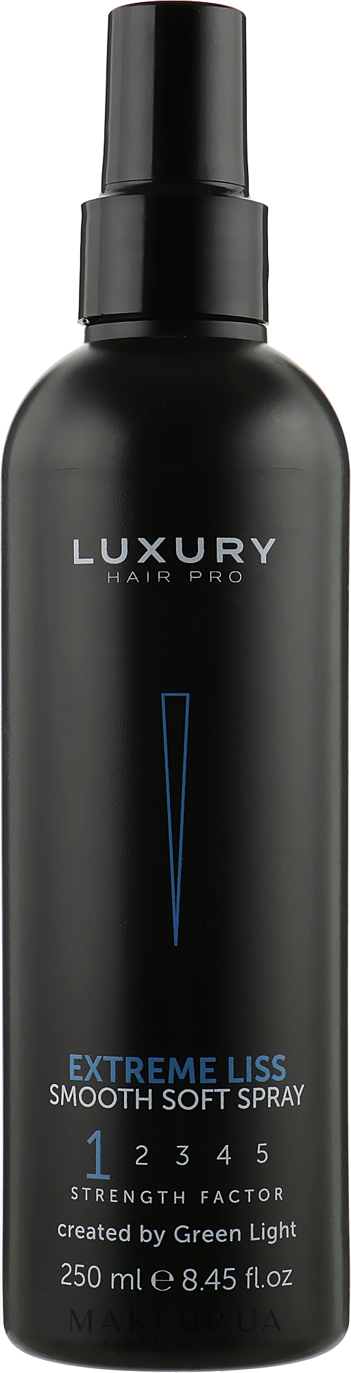М'який розгладжувальний спрей для волосся - Green Light Luxury Hair Pro Extreme Liss Smooth Soft Spray — фото 250ml