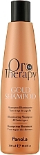 Шампунь для волос - Fanola Oro Therapy Gold Shampoo All Hair Types — фото N1