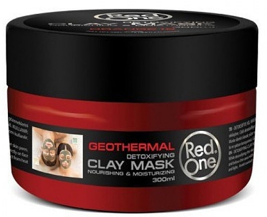 Детоксифицирующая глиняная маска для лица - RedOne Detoxifying Clay Mask Geothermal Red — фото N1