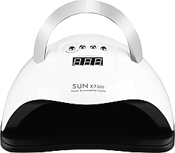 Лампа для маникюра, бело-черная - Lewer Sun X7 Max Super Sunuvled Nail Lamp — фото N3