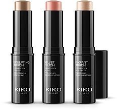 Набор для макияжа лица - Kiko Milano Contouring Face Set (scult/10g + blush/10g + highl/10g) — фото N4
