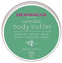 Успокаивающий и питательный баттер для тела с конопляным маслом - Dermacol Cannabis Body Butter — фото N2