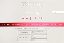Цілорічна терапія "Реструктуризація та омолодження шкіри", 10 процедур - Bielenda Professional RETI 5GFs — фото N2