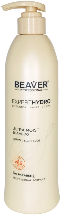 Ультразволожувальний шампунь для сухого волосся - Beaver Professional Expert Hydro Ultra Moisture Shampoo — фото N2