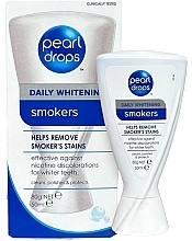 Полироль для зубов с эффектом отбеливания "Для курильщиков" - Pearl Drops Smokers Stain Removing Daily Whitening Teeth Polish Paste — фото N1