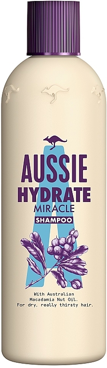Шампунь для сухих поврежденных волос - Aussie Miracle Moist Shampoo — фото N2