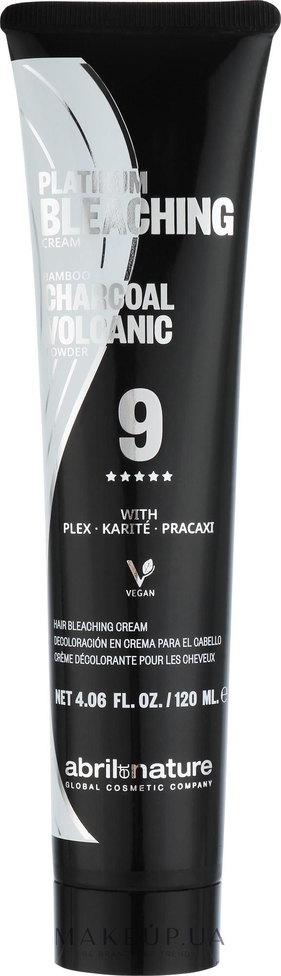 Осветляющий крем для волос - Abril et Nature Black Carbon Platinum Bleaching Cream — фото 120ml
