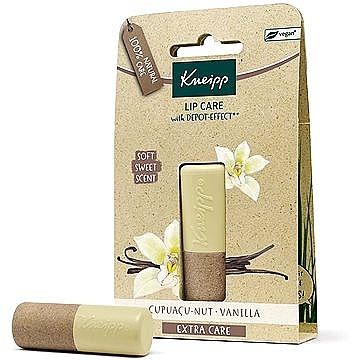 Бальзам для губ "Орех купуасу и ваниль" - Kneipp Cupuacu Nut & Vanilla Extra Lip Care — фото N1