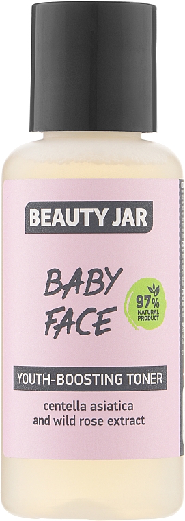 Тоник для продления молодости кожи с экстрактом центеллы азиатской и дикой розы - Beauty Jar Baby Face Youth-Boosting Toner