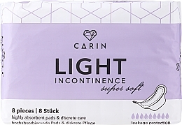 Духи, Парфюмерия, косметика Урологические прокладки - Carin Light Incontinence Pads Super Soft