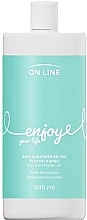 Духи, Парфюмерия, косметика Гель и пена для ванны 2в1 "Enjoy" - On Line Bath & Shower Gel