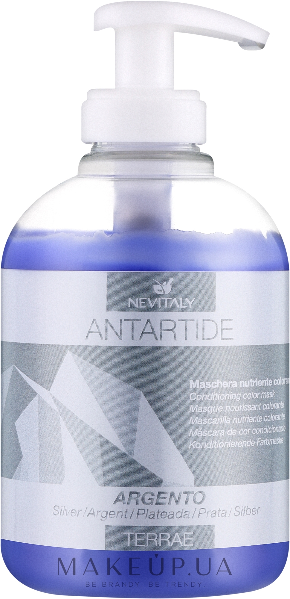 Тонирующая маска "Антарктида" - Nevitaly Terrae Antartide Silver Color Mask — фото 300ml