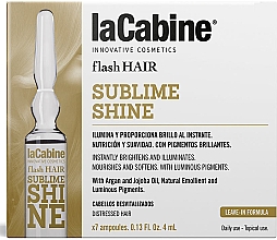 Ампулы для волос - La Cabine Flash Sublime Shine Ampules — фото N1