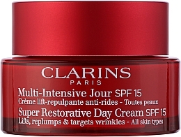 Духи, Парфюмерия, косметика Крем для лица - Clarins Multi-Intensive Jour SPF 15 Super Restorative Day Cream