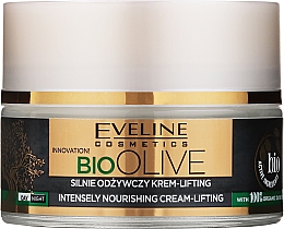 Інтенсивний живильний ліфтинг-крем для обличчя - Eveline Cosmetics Bio Olive Intensely Nourishing Cream-lifting — фото N1