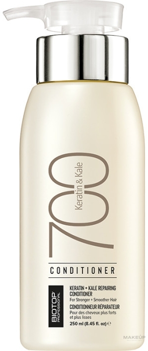 Кондиционер для волос кератином - Biotop 700 Keratin + Kale Conditioner — фото 250ml