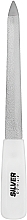 Духи, Парфюмерия, косметика Пилка для ногтей "SNF-09\1" с радиусом, 14 см, белая - Silver Style