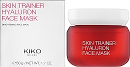 Осветляющая маска для лица - Kiko Milano Skin Trainer Hyaluron Face Mask — фото N2