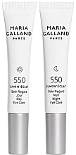 Набор - Maria Galland Paris 550 Lumin Eclat Eye Contour Duo (f/cr/2*10ml) — фото N1