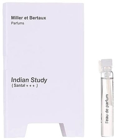 Miller et Bertaux Indian Study/Santal +++ - Парфюмированная вода (пробник) — фото N1