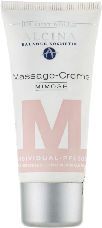 Крем массажный "Мимоза" - Alcina Massage Cream — фото N1